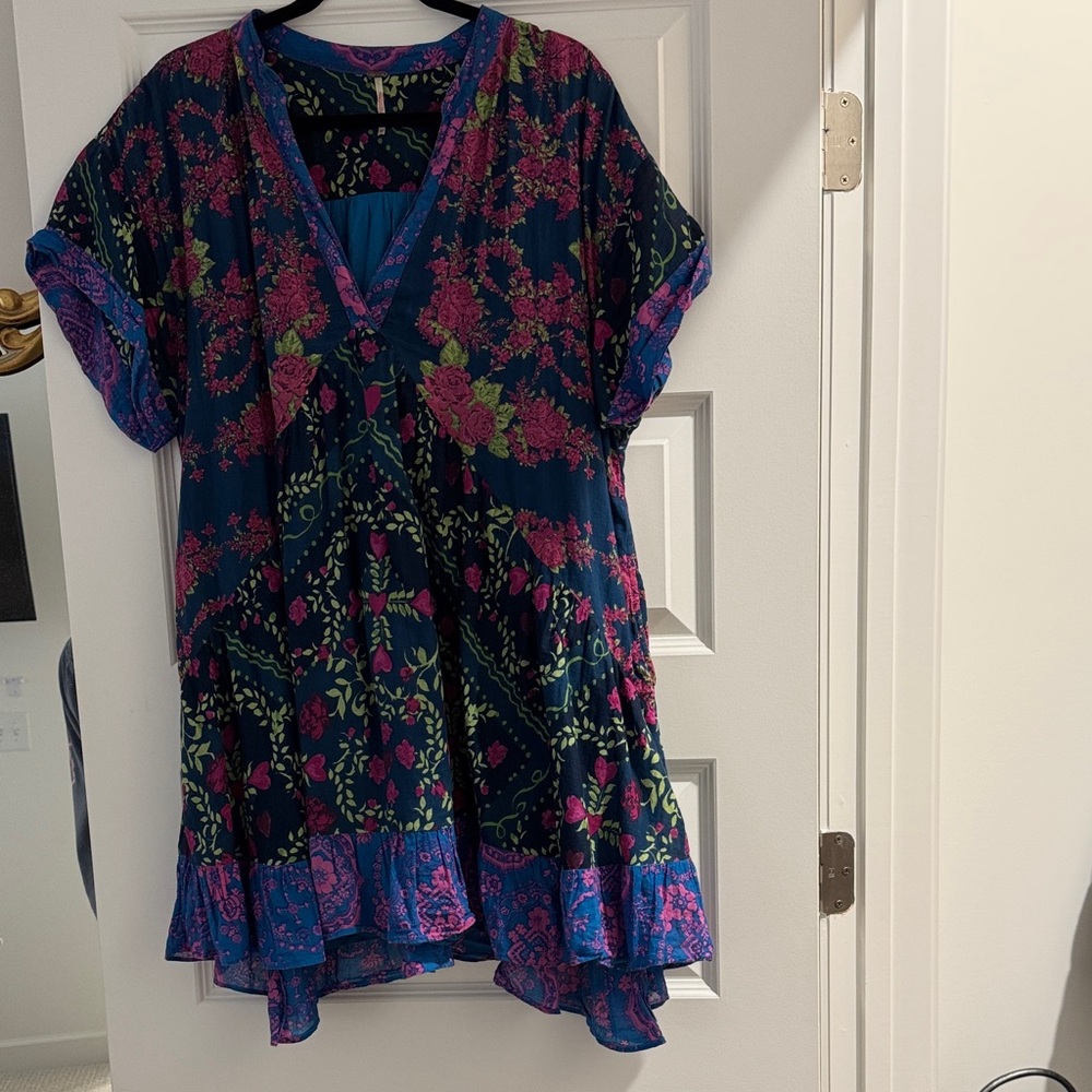 Free People Agnes Dress - River Combo color